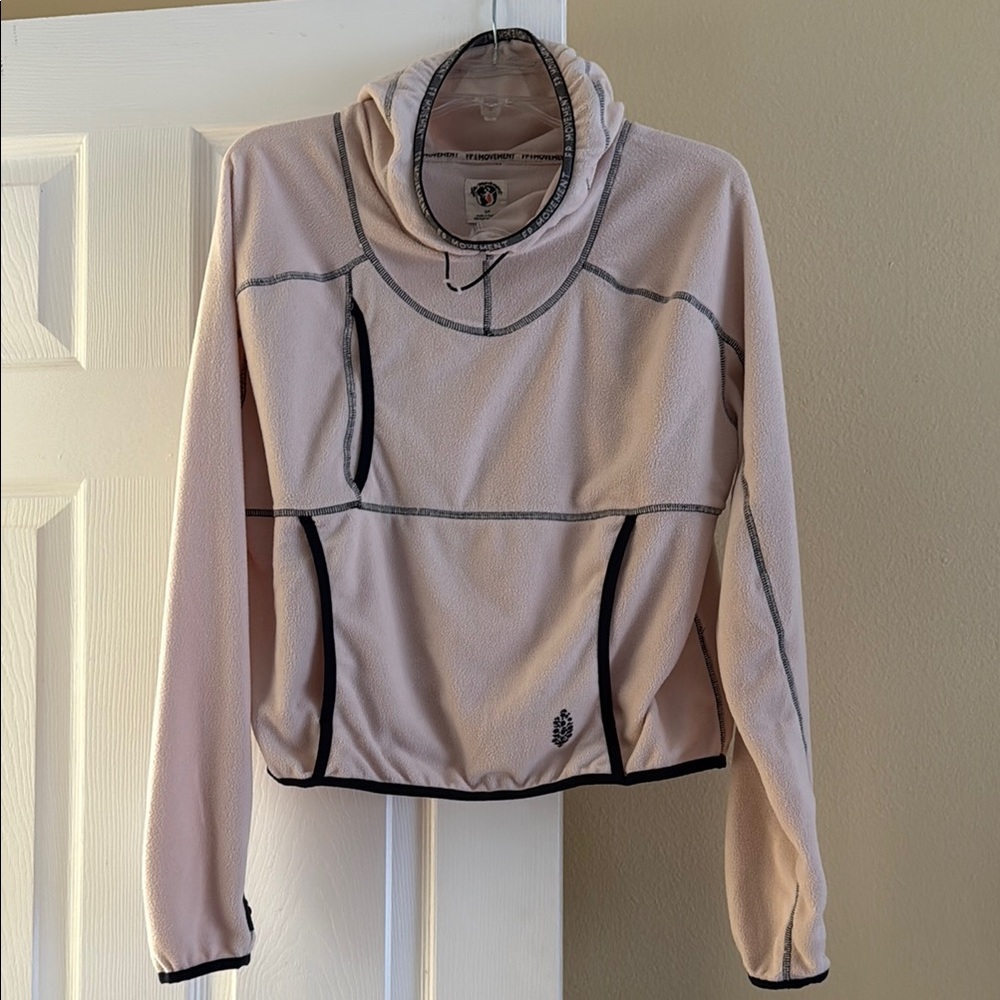 Free People Movement Pullover with Black Trim Size S